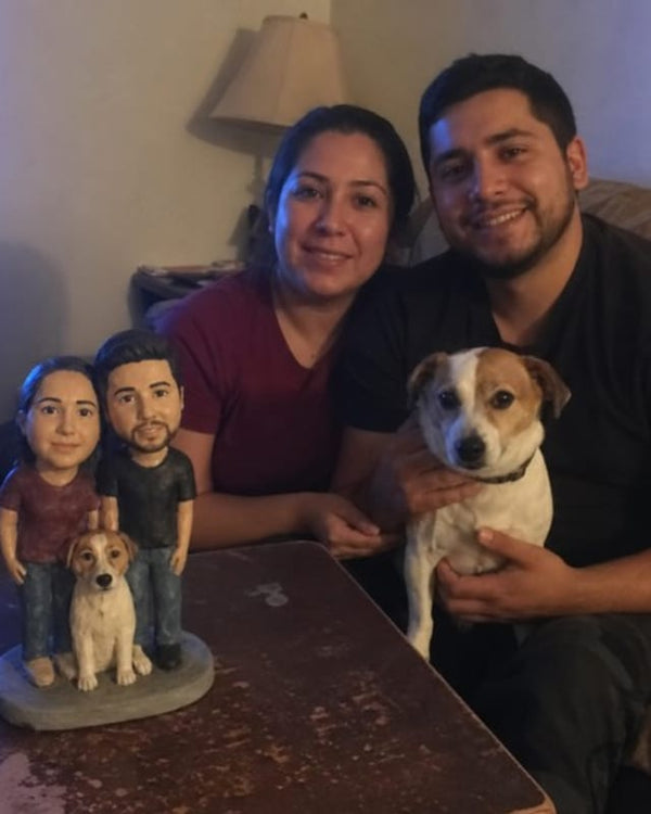 All three of us, including the dog who does not know she is a dog.