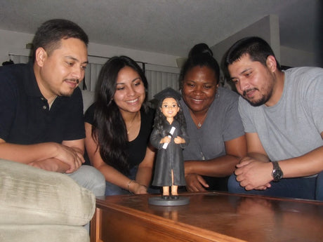 A customer holding their Clayfie clay mini